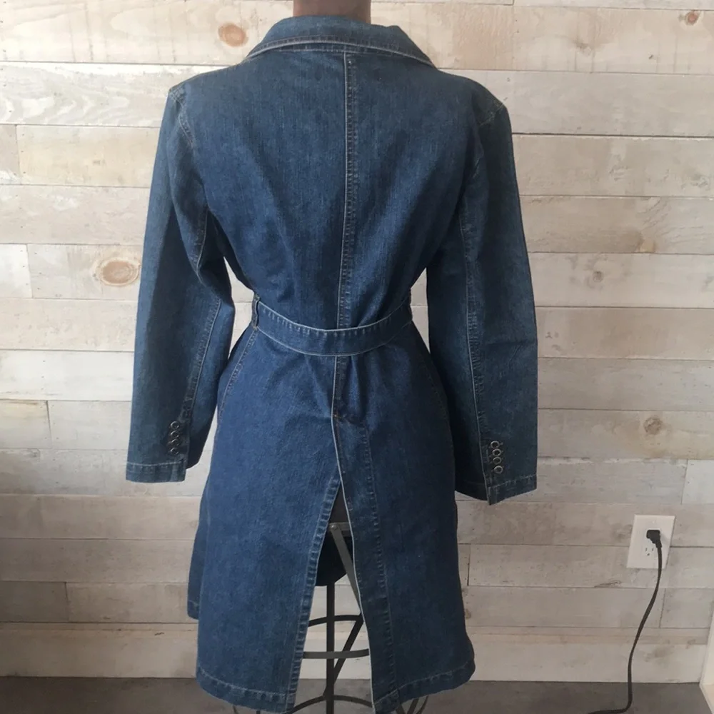 Denim trench coat - Picture 2 of 7
